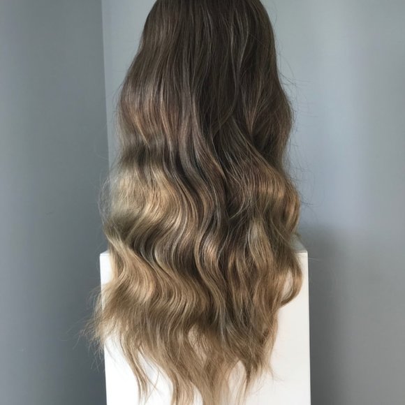 NEW Long Brown Body Wave Synthetic Wig - Picture 2 of 3